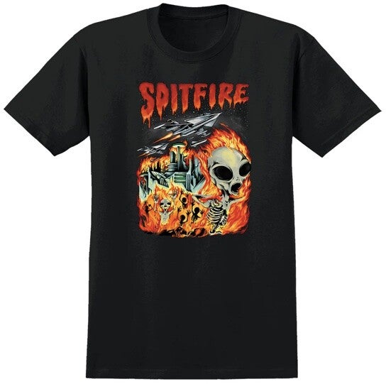 Spitfire Invasion T-Shirt Black