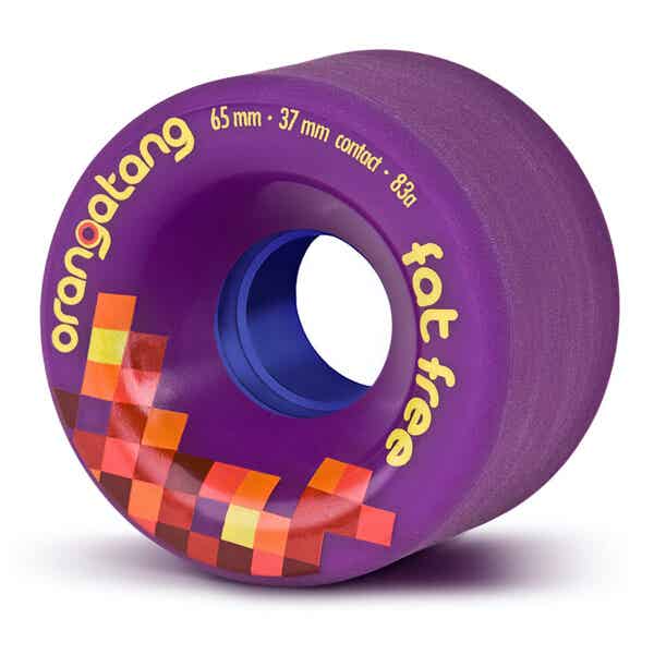 Orangatang Wheels Fat Free Purple 65mm - 83A