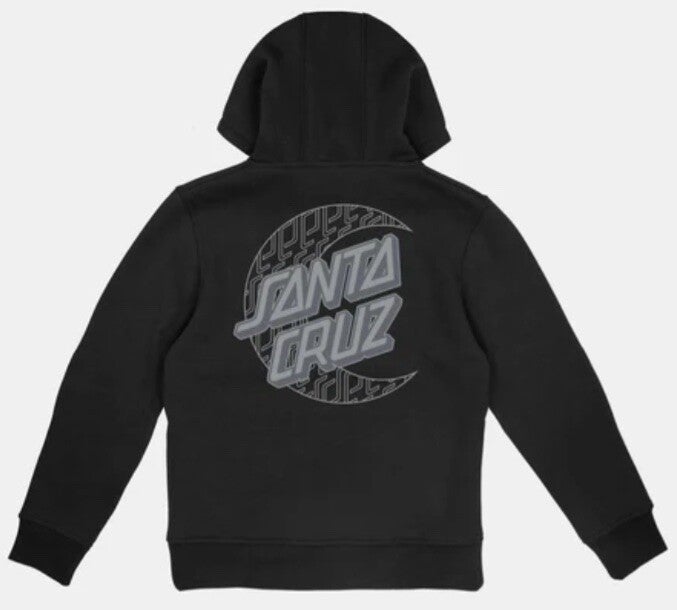 Santa Cruz Youth Imprint Moon Dot Hoodie Black