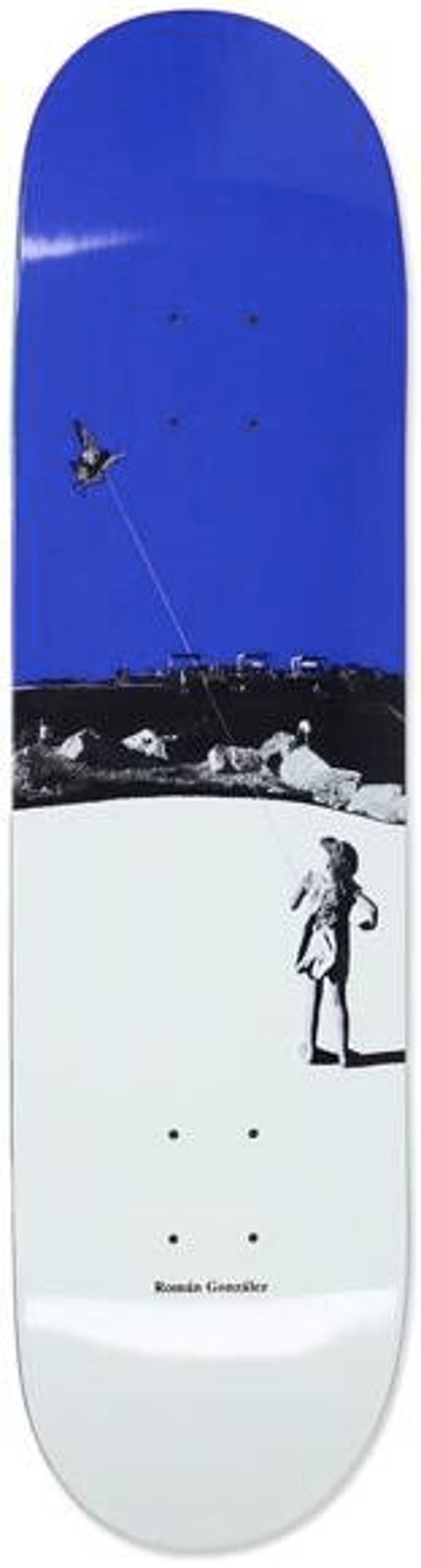 Polar Skate Co Roman Gonzalez  "Kite" Skateboard Deck Blue - 8.125"