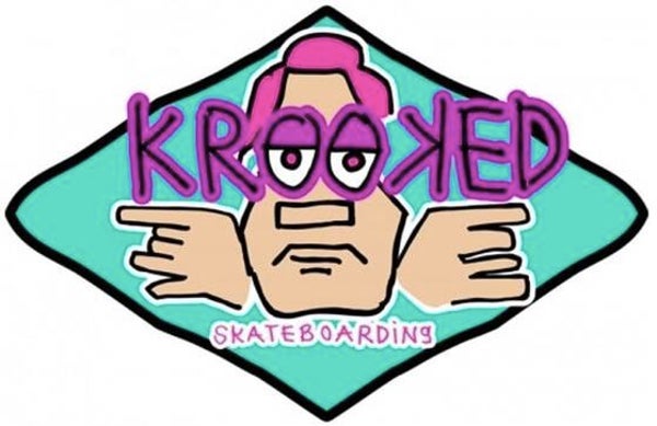 Krooked Arketype Sticker (10 x 16cm)