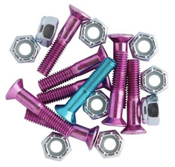 Krux Krome Phillips Hardware 9 Pack Lavender/Blue - 1"