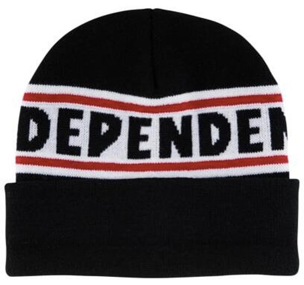 Independent Trucks Bar Logo Long Shoreman Beanie Black  - One size
