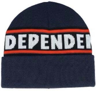 Independent Truck Bar Logo Long Shoreman Beanie Navy - One size