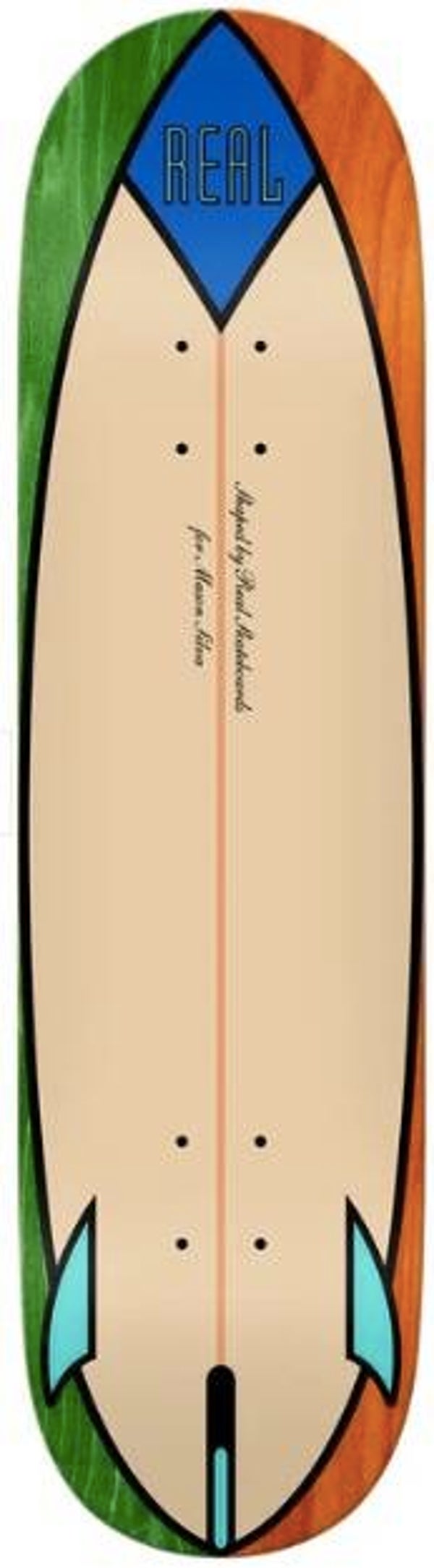 Real Mason Speed Egg Skateboard Deck - 8.28"