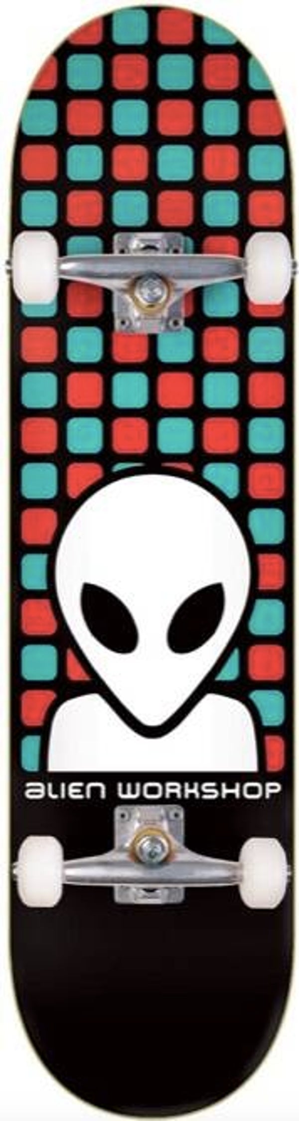 Alien Workshop "Matrix" Red Complete Skateboard - 8"