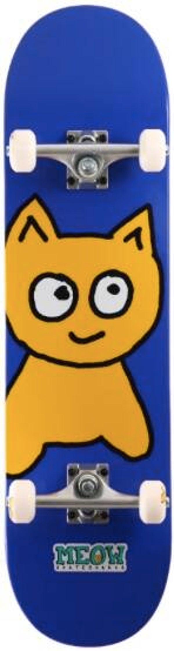 Meow Big Cat Complete Skateboard Navy - 8.25"