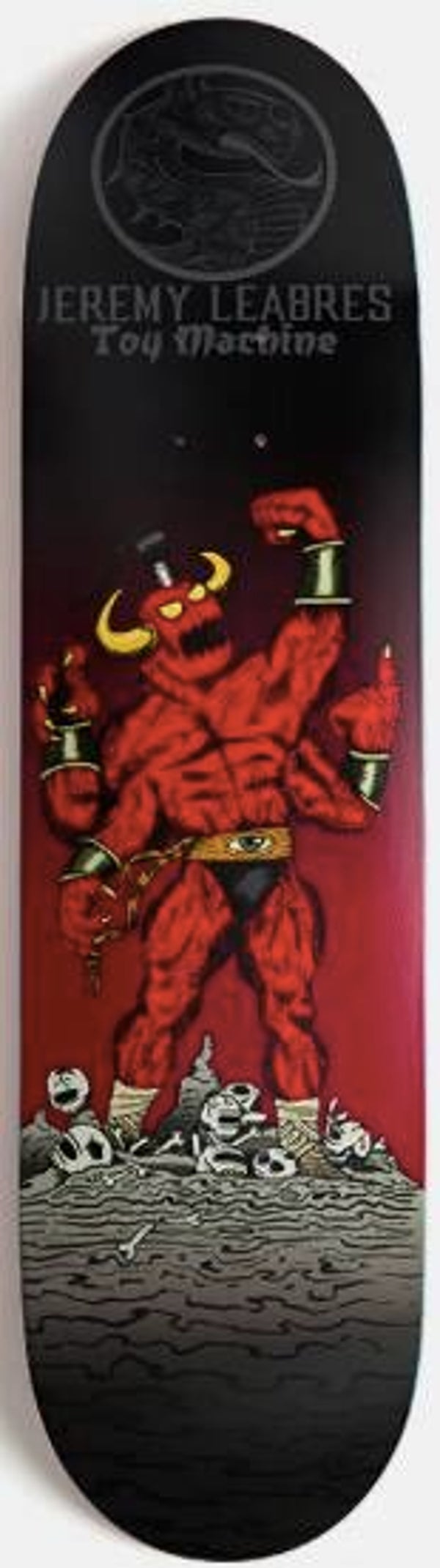 Toy Machine Leabres Death Fight Skateboard Deck - 8.25"