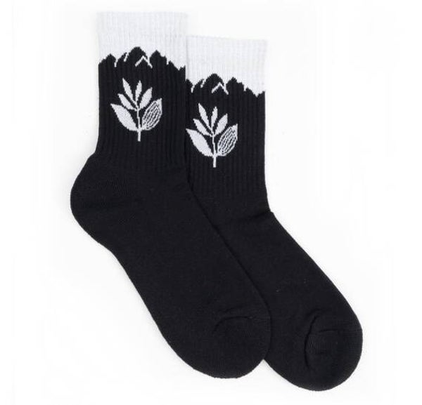 Magenta Mountain Socks Black - One size