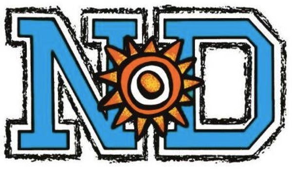 New Deal ND Logo Sticker (7 x 12cm)