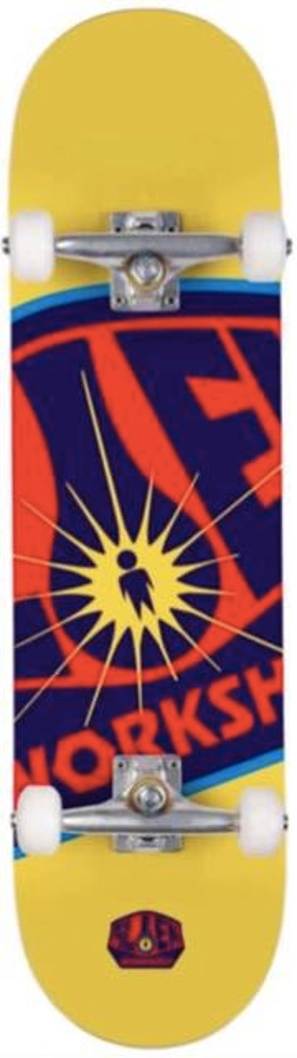 Alien Workshop OG Logo Yellow Complete Skateboard - 7.75"