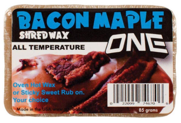 One MFG Maple Bacon Bar Snowboard / Ski Wax - All Temperature