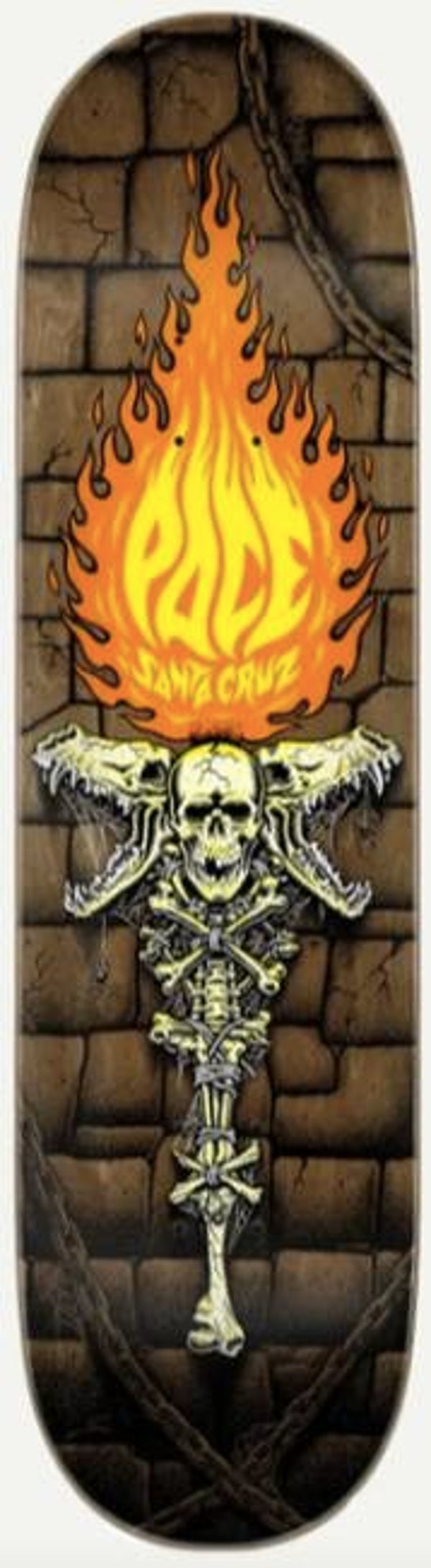 Santa Cruz Pace Torch Skateboard Deck - 8.25"