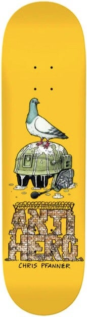 Anti Hero Pfanner Liberdad Skateboard Deck Yellow - 8.25"