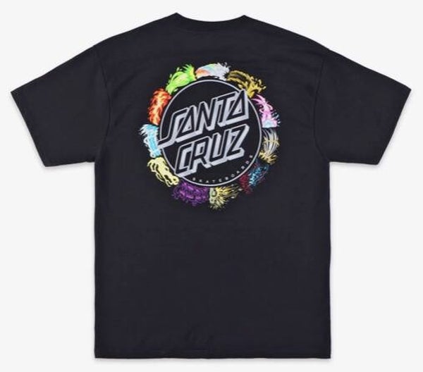 Santa-Cruz Pokémon Power Dot Heavyweight T-Shirt Black