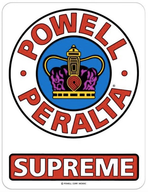 Powell Peralta Supreme Sticker (7 x 9cm)