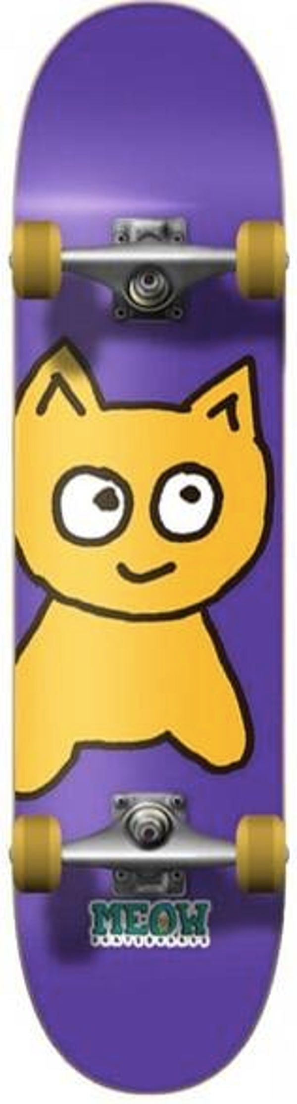 Meow Big Cat Complete Skateboard Purple - 8.25"