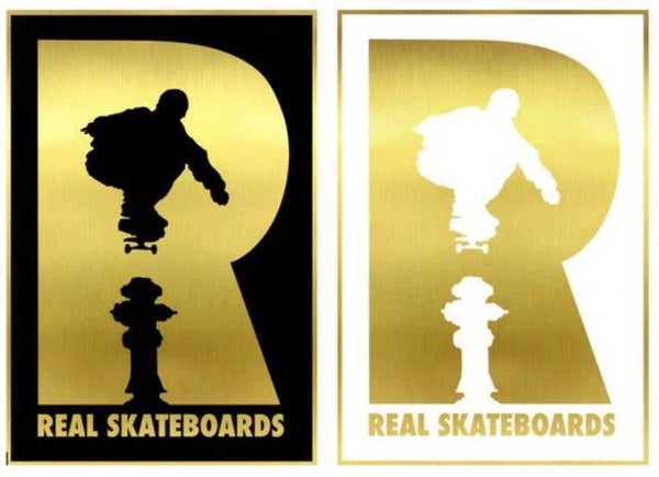 Real R Logo Sticker Foil Small - 6 x 9cm
