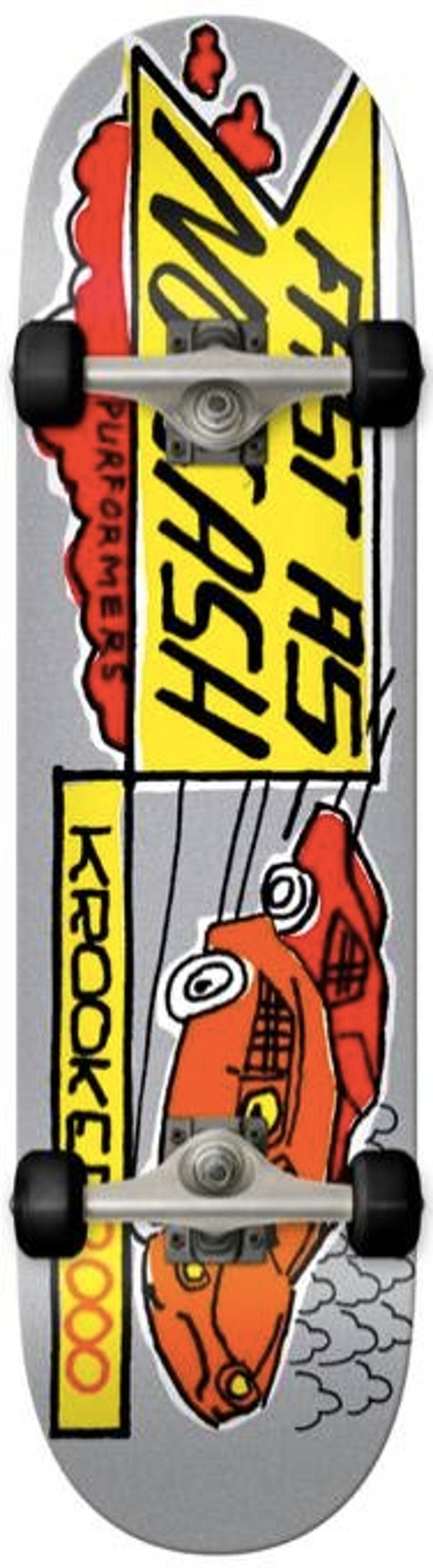 Krooked Racing Complete Skateboard - 8.0"