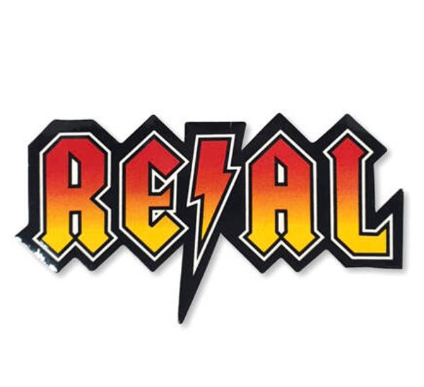 Sticker Real Skateboards Deeds