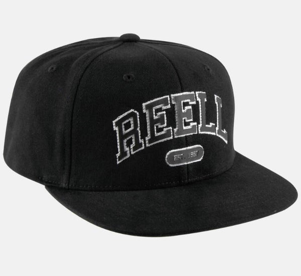 Reell Team Snapback Hat Black