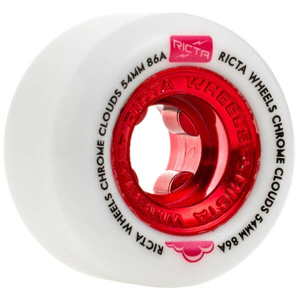 Ricta Wheels Chrome Clouds Red 54 + 56mm