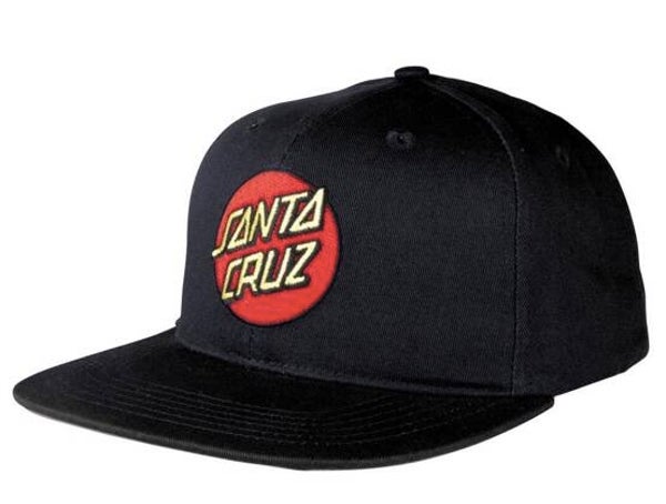 Santa Cruz Classic Dot Snap Back Black