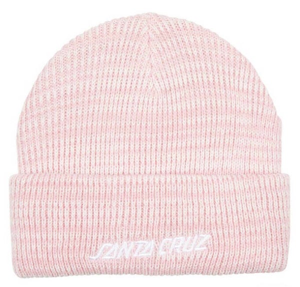 Santa Cruz Women's Strip Marl Beanie Pink - one size