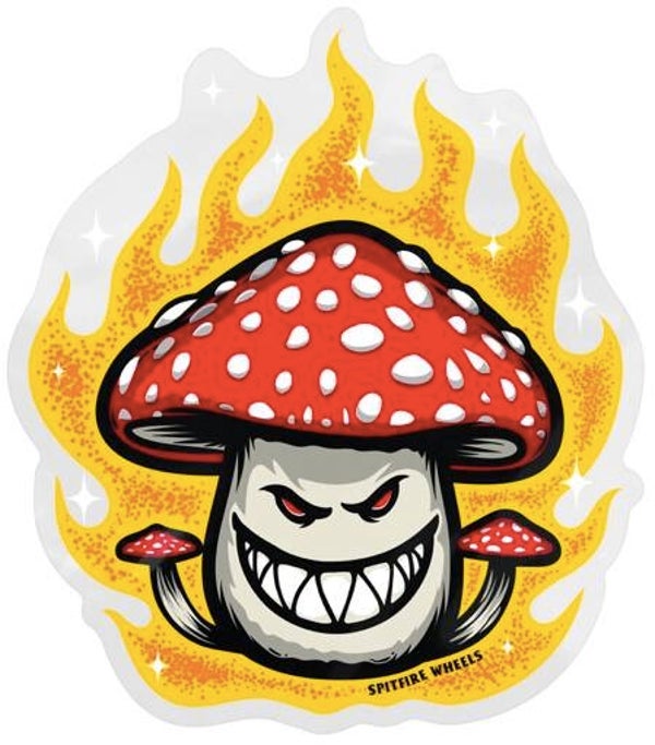 Spitfire Shroom Bighead Sticker - 7 x 10cm
