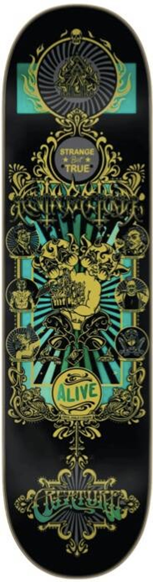 Creature Side Show Pro Series Baekkel Skateboard Deck - 8.25"