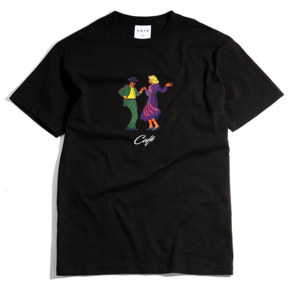 Skateboard Cafe Swing Tee - Black
