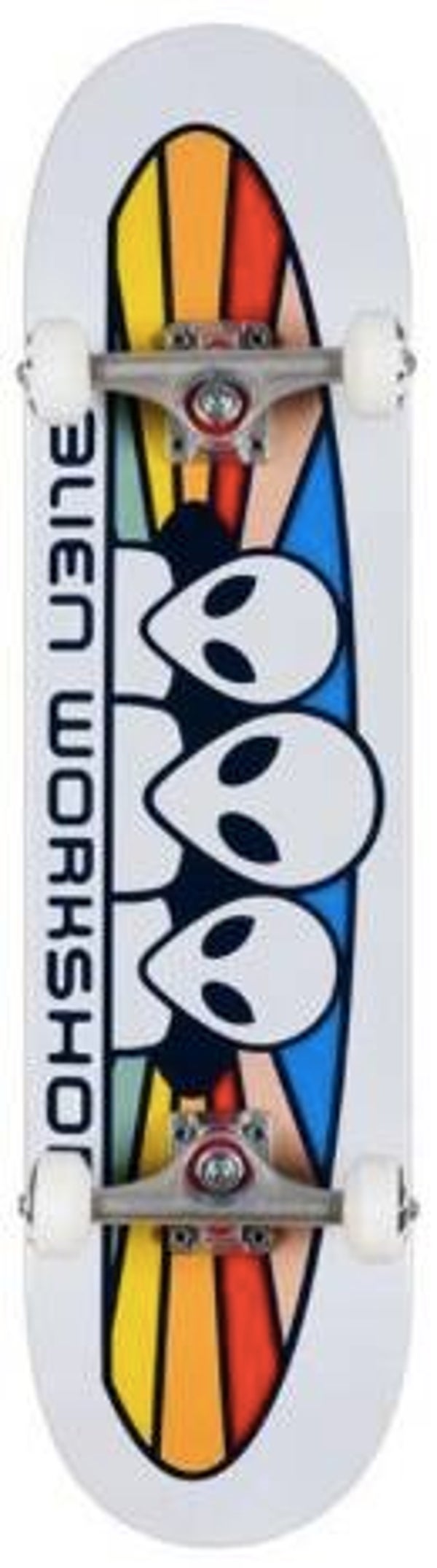 Alien Workshop "Spectrum" White Complete Skateboard -  7.75 + 8"