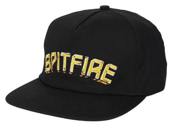Spitfire Heatwave 5 Panel Snapback Cap Black - One Size