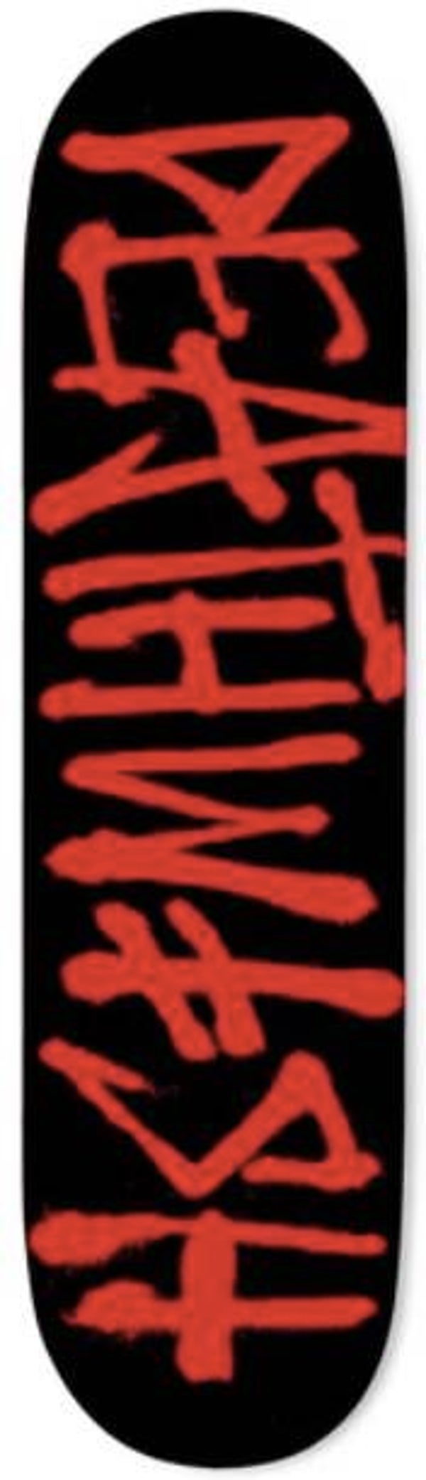 Deathwish Deathspray Black/Red Skateboard Deck - 8.25"