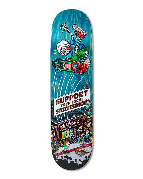 Real Skateboards Shop Keeper Deck (pink woodgrain) - 8.5"