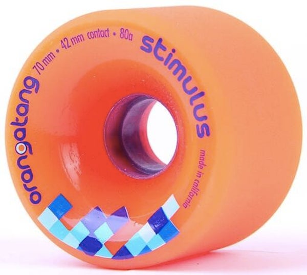 Orangatang Stimulus 70mm Wheels Orange - 80A