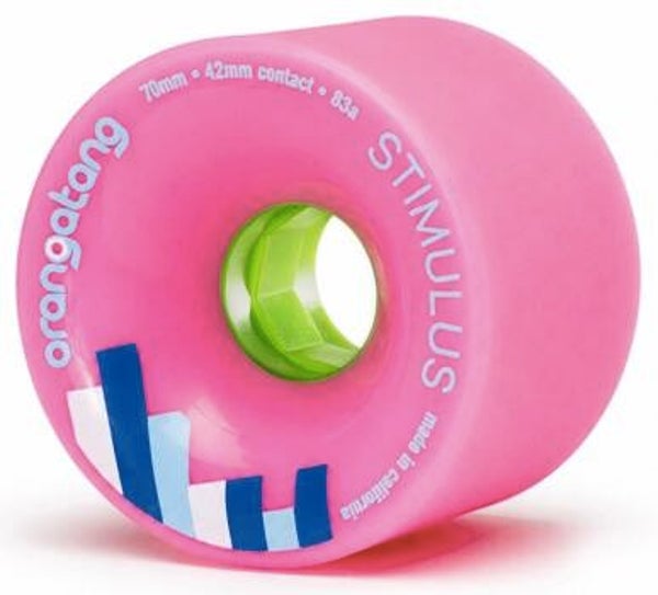Orangatang Stimulus 70mm Wheels Pink - 83A