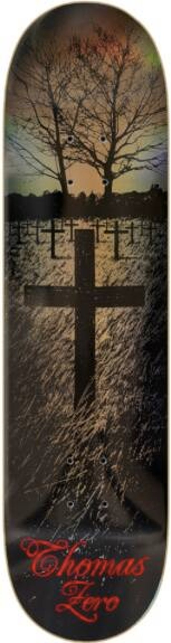 Zero Thomas Life and Death Bronze Iridescent Skateboard Deck - 8.25"