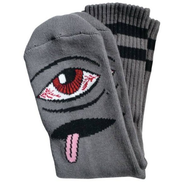 Toy Machine Bloodshot Eye Sock Grey - One size