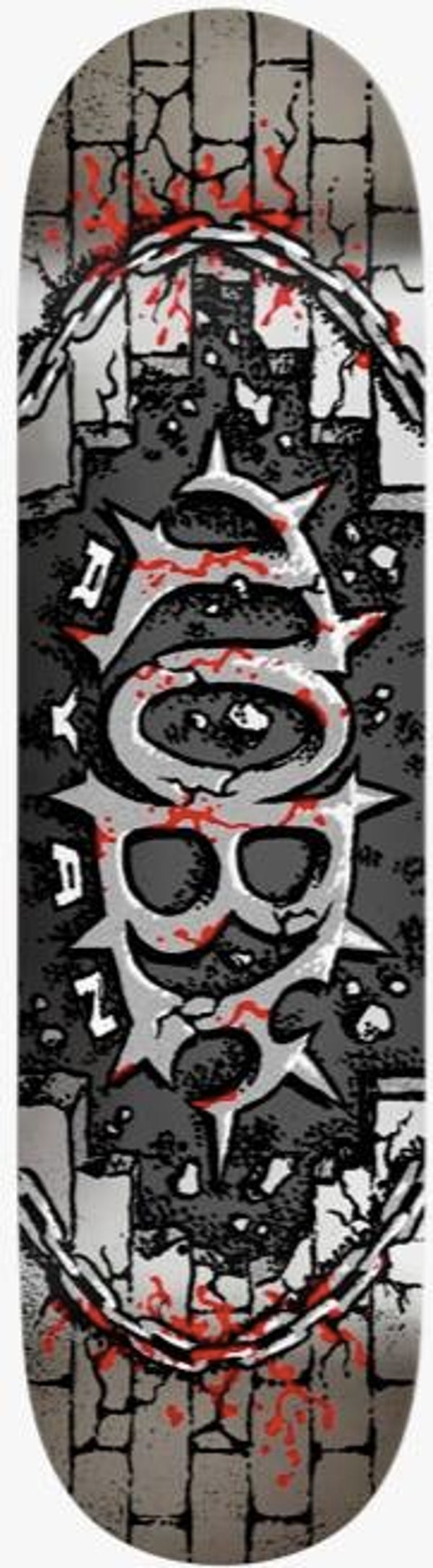 Real Toby Ryan Oval Skateboard Deck Silver - 8.38"
