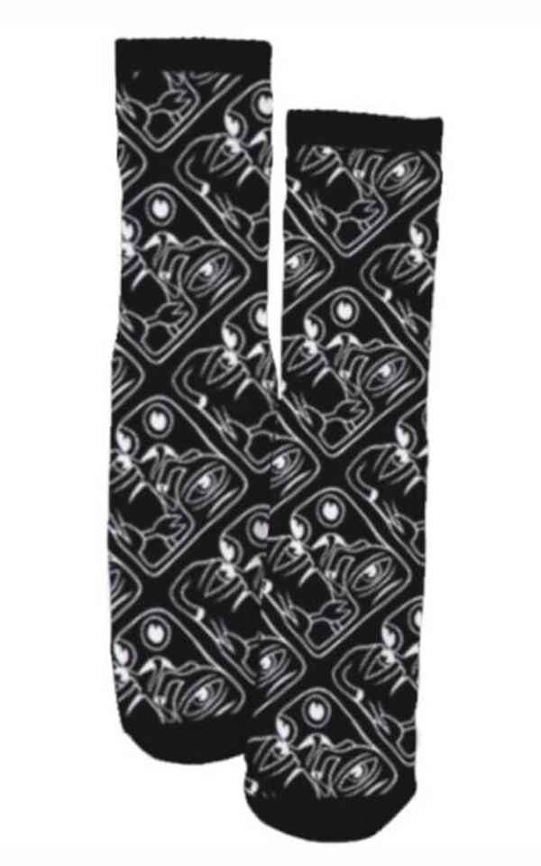 Toy Machine Socks Cubist Black - One size