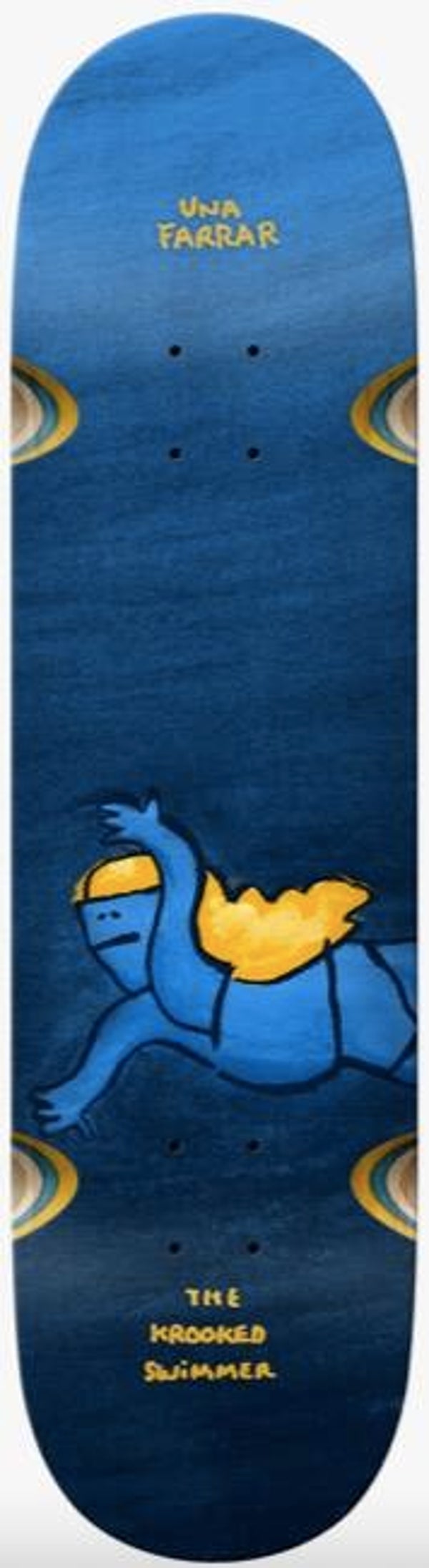 Krooked Una Swimmer Skateboard Deck - 8.28"