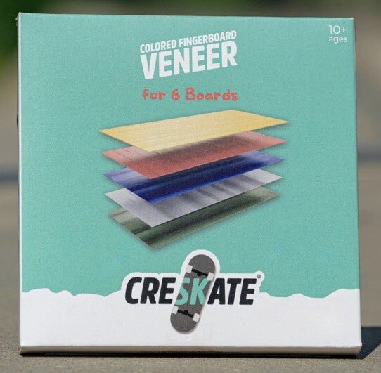 Creskate Colored Fingerboard Veneer (for 6 boards)