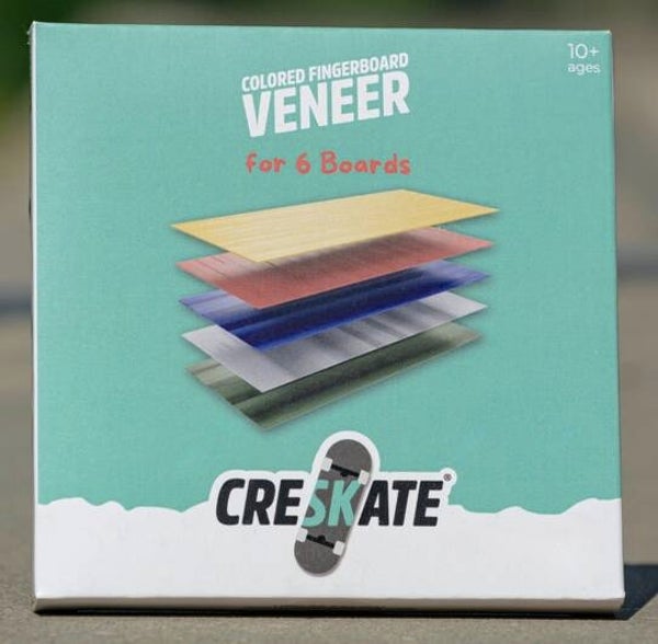 Creskate Colored Fingerboard Veneer (for 6 boards)
