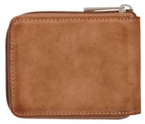 DC Shoes Rykes Mens Brown Wallet with Zipper