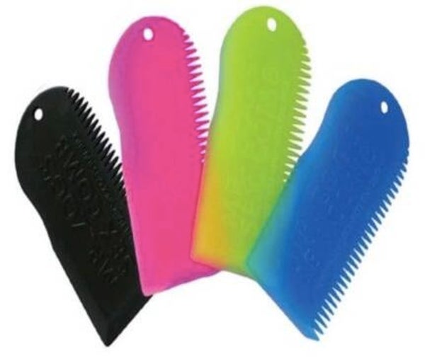 Sex Wax Waxcomb - Black, Red, Yellow + Blue