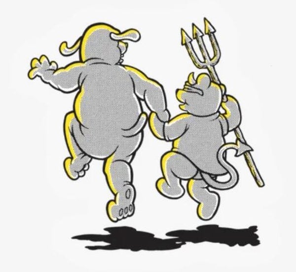 World Industries Friends Sticker - 8 x8 cm