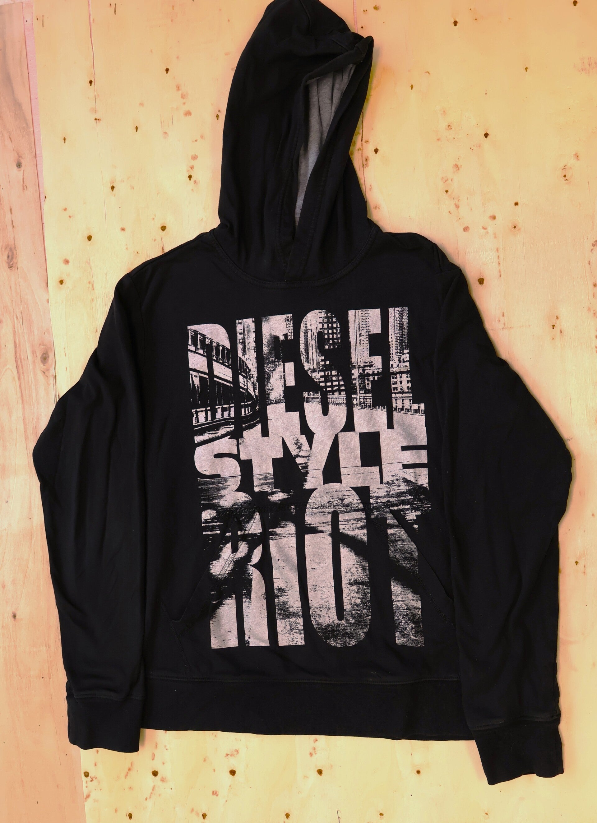 sudadera diesel negra