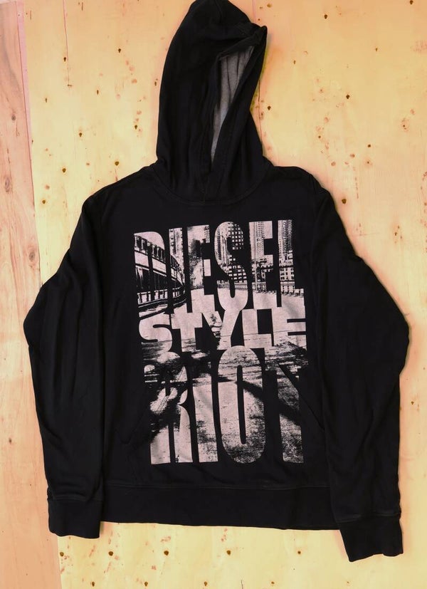 sudadera diesel negra