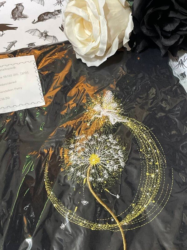 2XL cotton T-shirt - Dandelion Fairy